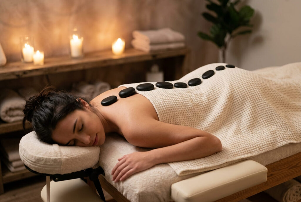 Massage dan Hot Stone